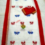 Saraswati Puja Special Saree for Babies (1 to 3 Years) | 1 to 3years baby saree | Blouse + saree + petticoat | Fellset